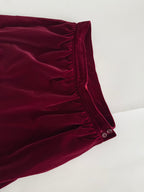Saint Laurent FW 1980/1981 Runway Archive burgundy tailleur