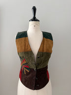 Dolce & Gabbana FW 2002 suede butterfly vest