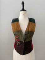 Dolce & Gabbana FW 2002 suede butterfly vest