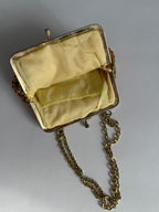 Antique gold sequined purse