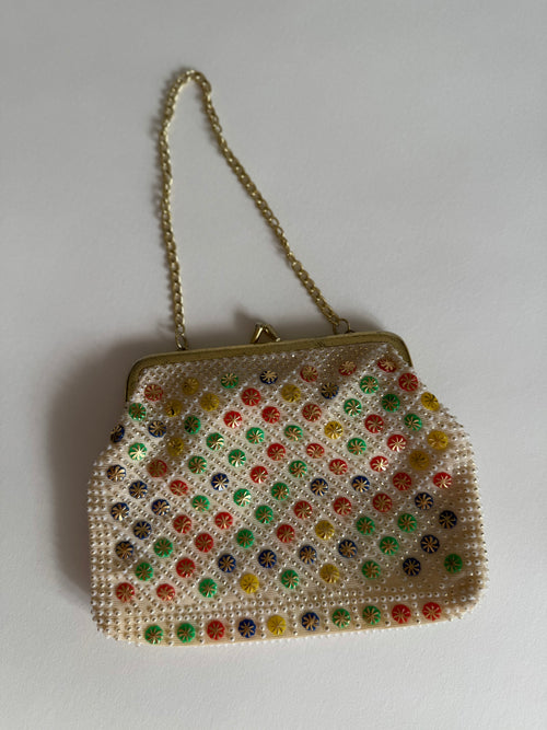 Antique purse multicolor