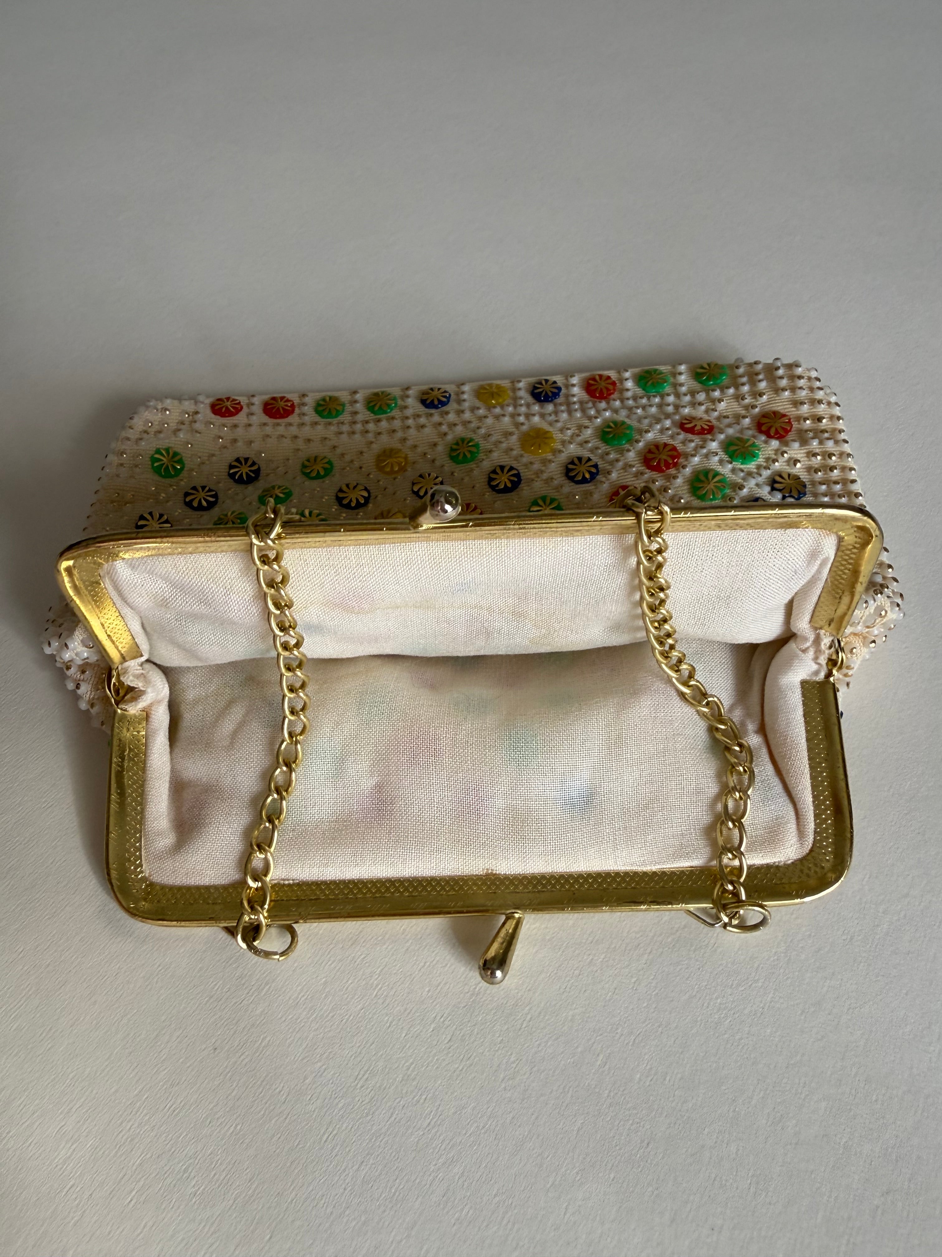 Antique purse multicolor