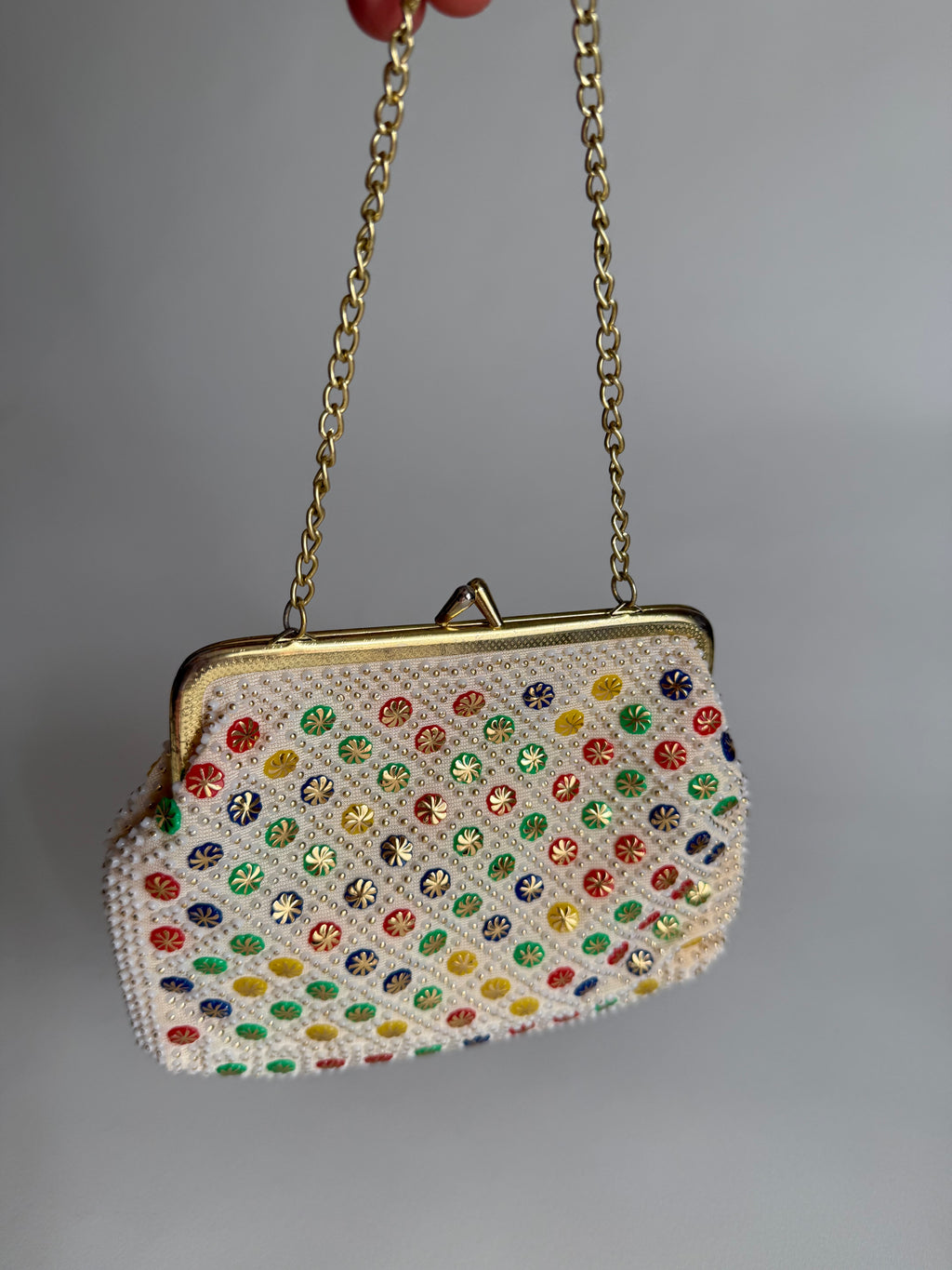 Antique purse multicolor