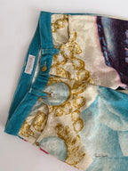 Roberto Cavalli SS 2001 Runway "Elizabeth Taylor" eye jeans pants