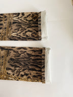 Roberto Cavalli FW 2003 Gold chains leopard pants jeans