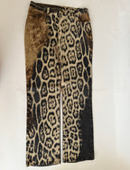 Rare Roberto Cavalli FW 2001 leopard pants jeans