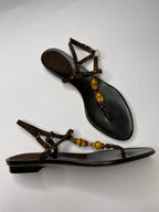 Gucci 2000s bamboo sandals