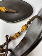 Gucci 2000s bamboo sandals