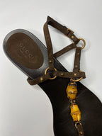 Gucci 2000s bamboo sandals