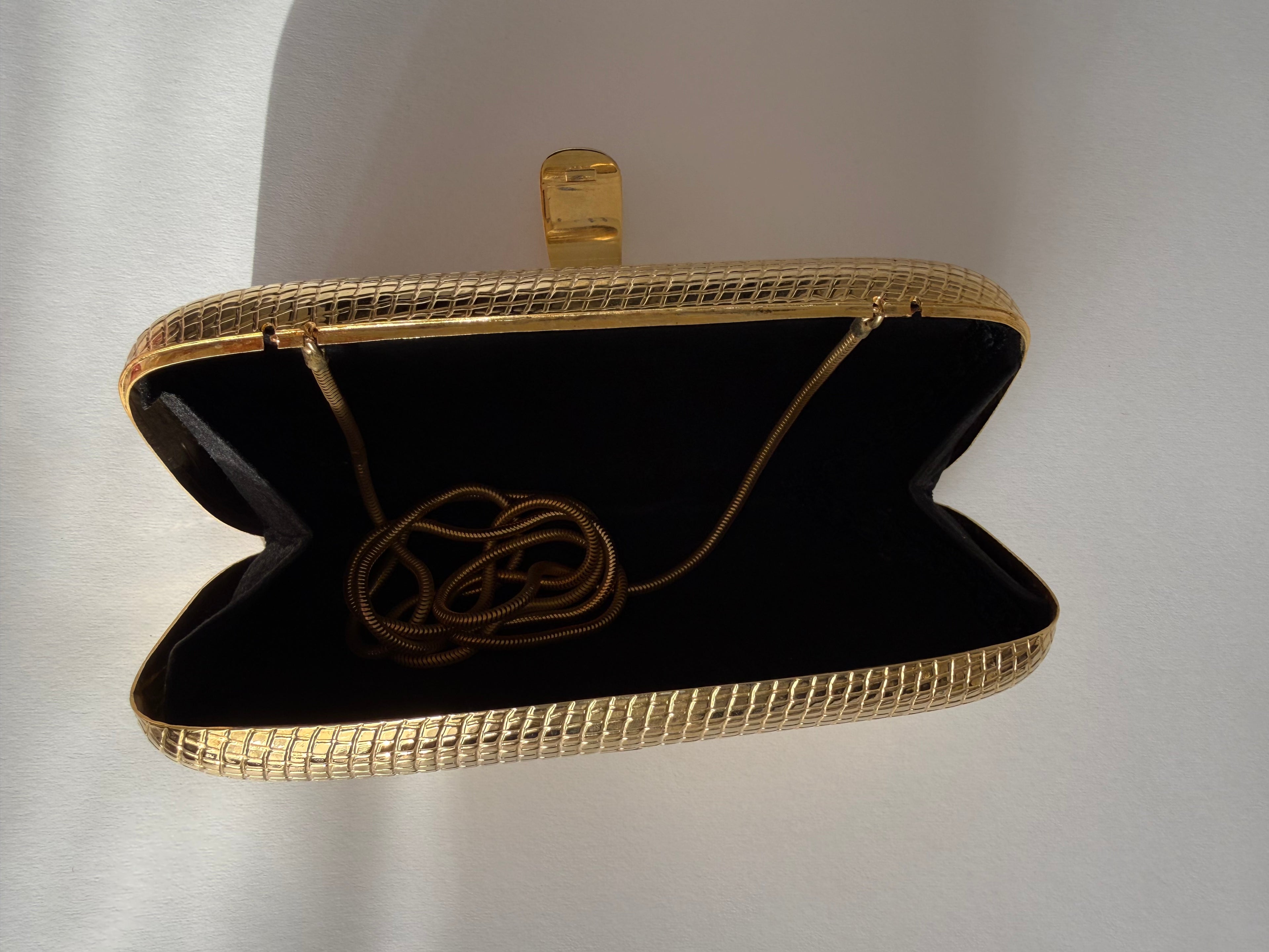 Gold clutch vintage
