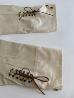 Roberto Cavalli SS 2004 Runway capri beige pants