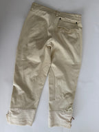 Roberto Cavalli SS 2004 Runway capri beige pants