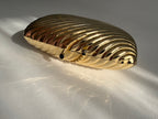 Gold clutch metal Vogini Venice