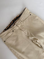 Roberto Cavalli SS 2004 Runway capri beige pants