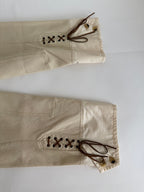 Roberto Cavalli SS 2004 Runway capri beige pants