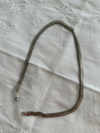 Vintage 90s herringbone necklace 925 silver