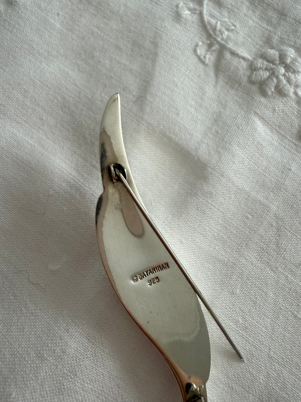 Bayanihan vintage silver 925 brooch 70s