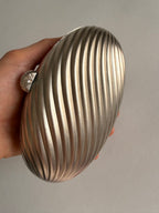 Clutch egg silver vintage