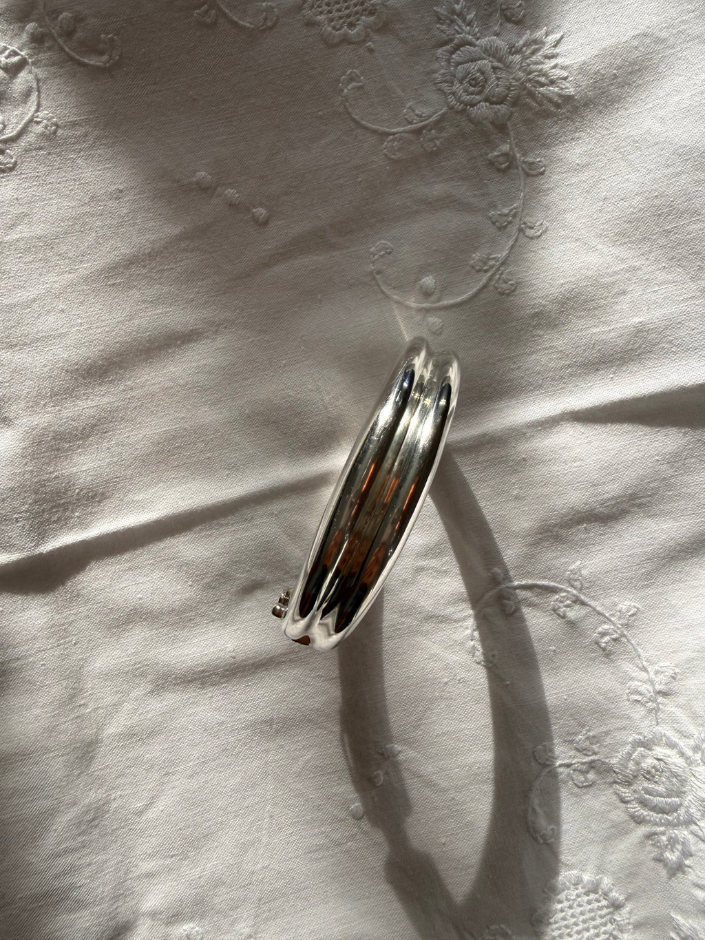 Bayanihan vintage 925 silver rigid bracelet 70s