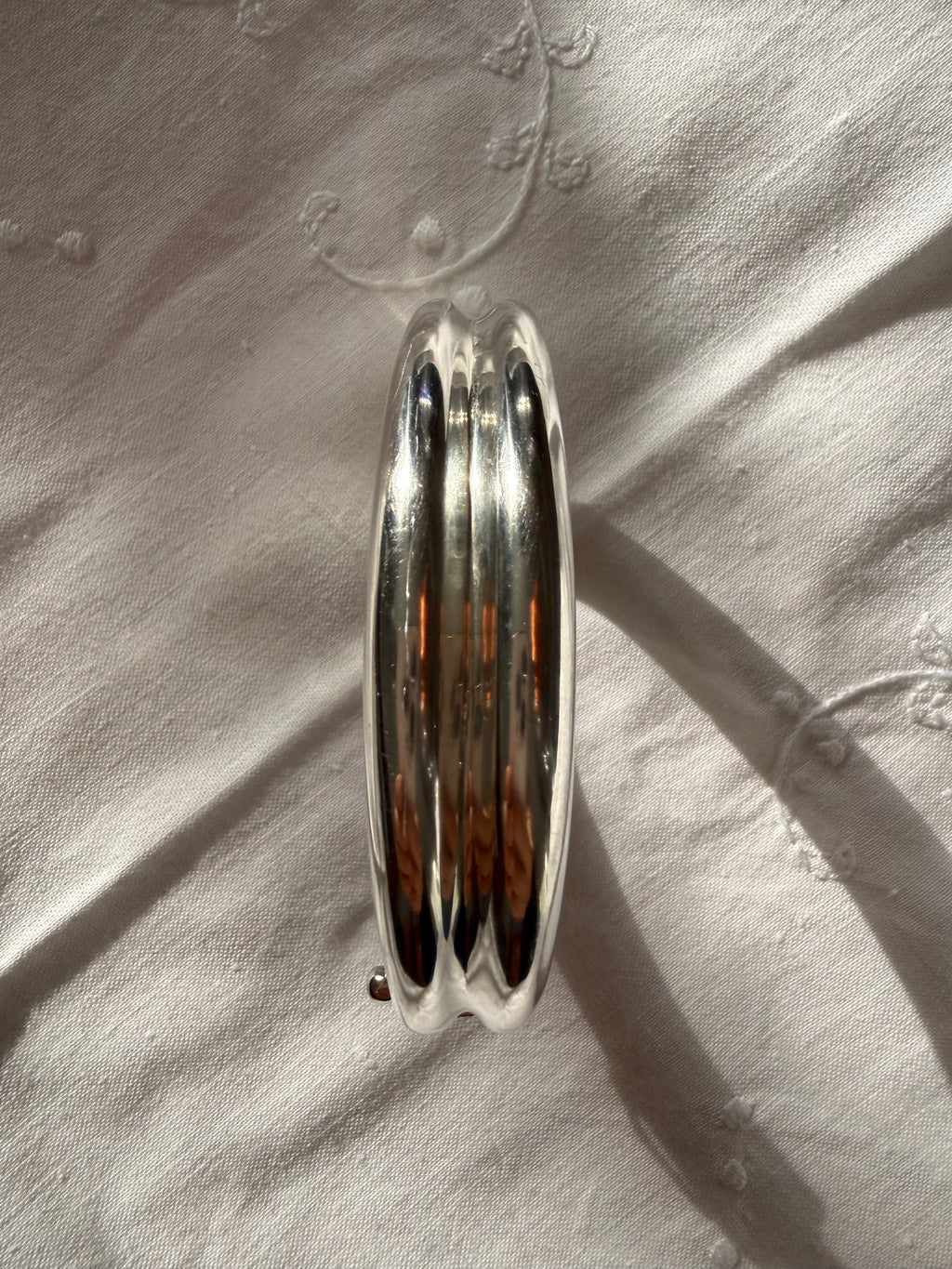 Bayanihan vintage 925 silver rigid bracelet 70s