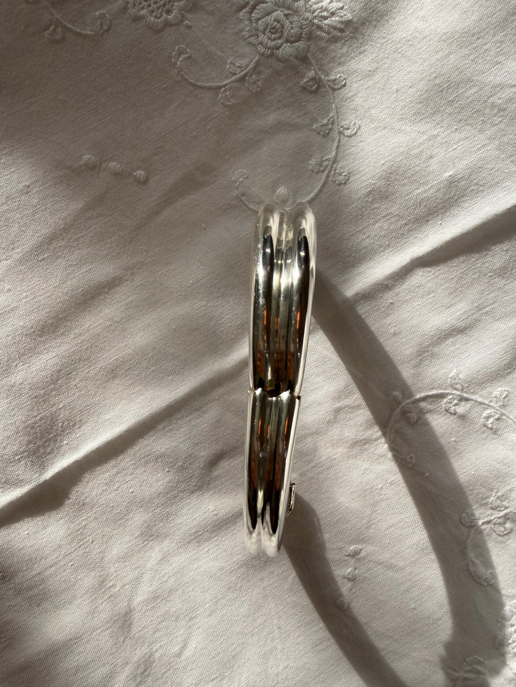 Bayanihan vintage 925 silver rigid bracelet 70s