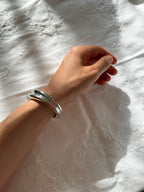 Bayanihan vintage 925 silver rigid bracelet 70s