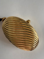 Gold clutch egg 70/80s tassel
