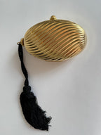 Gold clutch egg 70/80s tassel