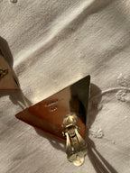 Earrings Mexico silver 925 clip triangle shape