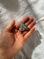 Earrings Mexico silver 925 clip triangle shape