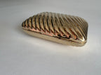 Gold clutch vintage 80s