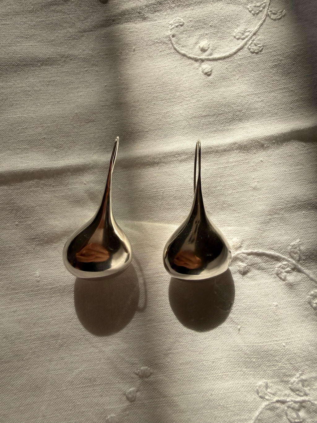 Bayanihan silver sterling 925 drop earrings large 70/80s