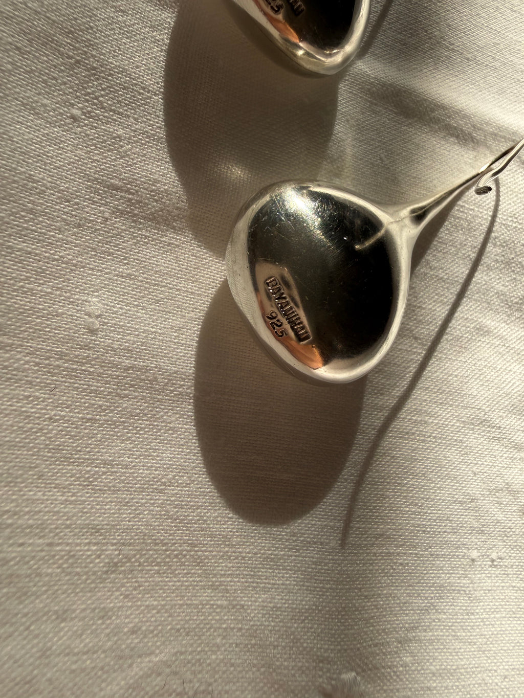 Bayanihan silver sterling 925 drop earrings large 70/80s