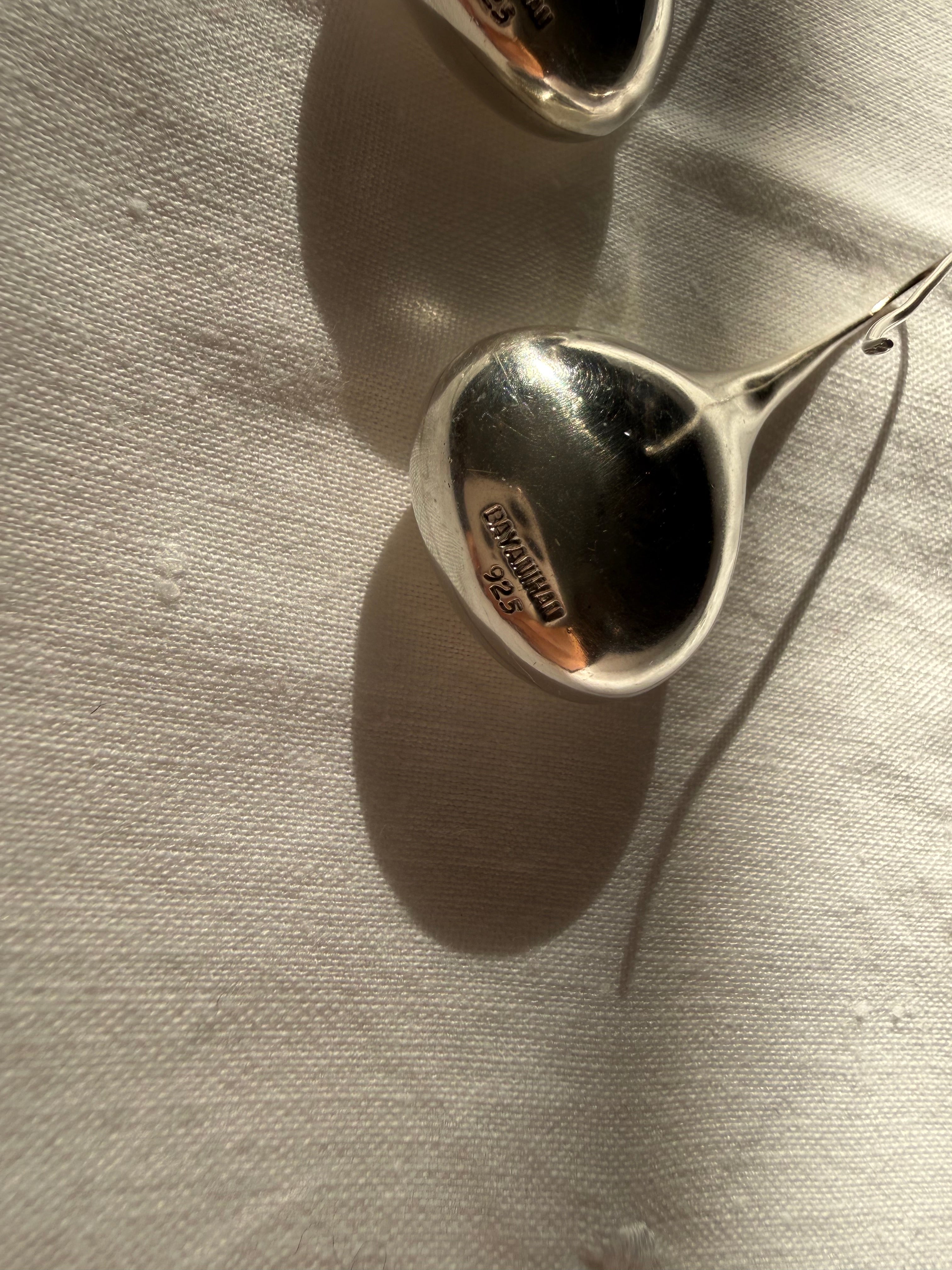 Bayanihan silver sterling 925 drop earrings large 70/80s
