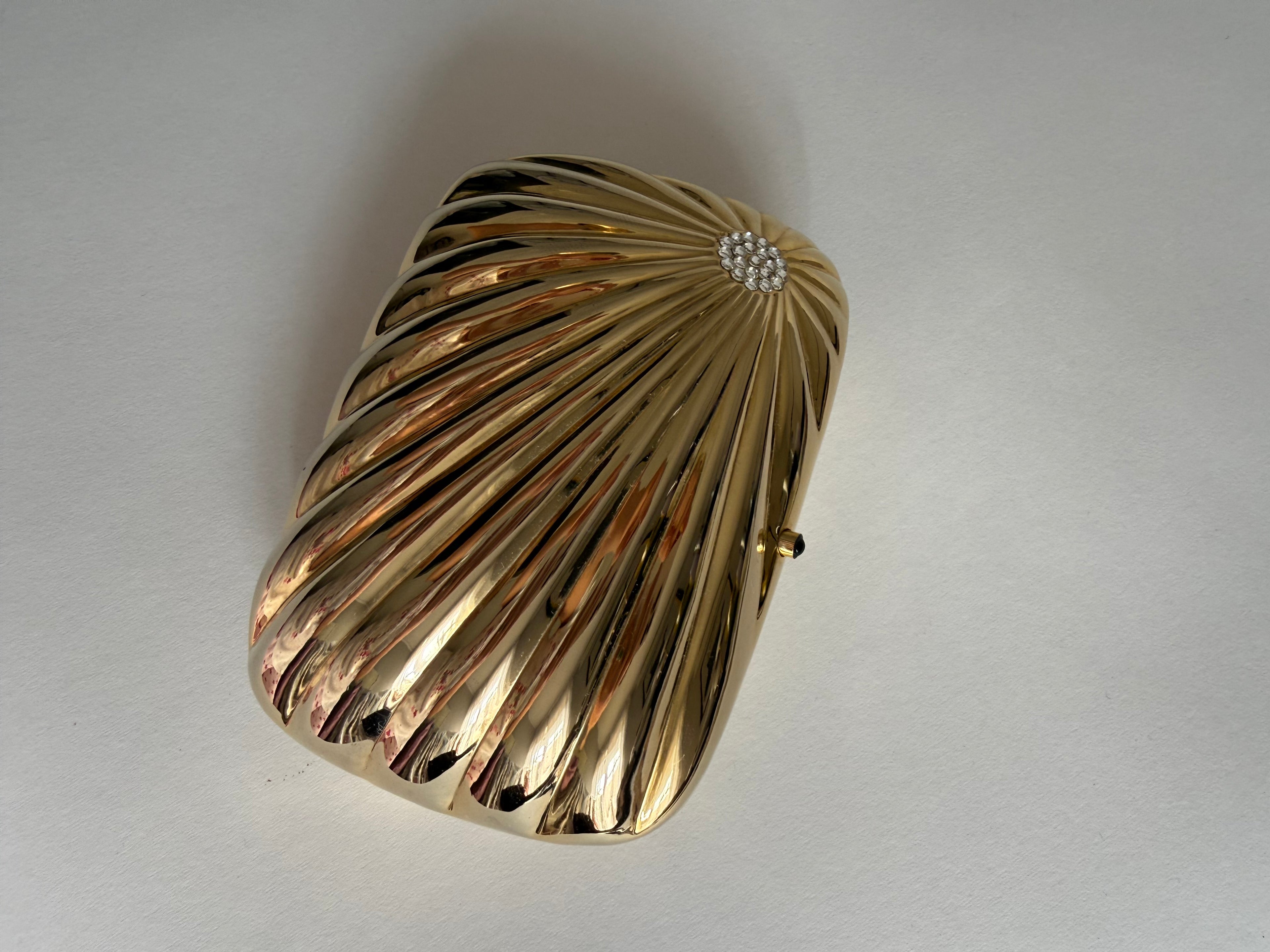 Clutch gold vintage strass