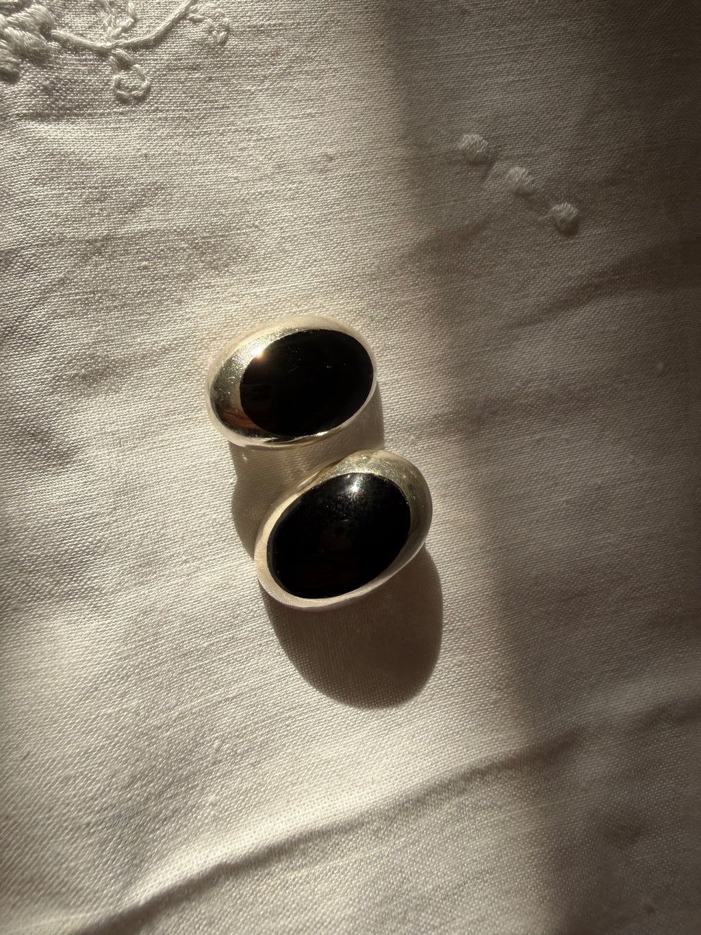 Vintage silver clip earrings 925 sterling Mexico