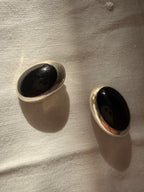 Vintage silver clip earrings 925 sterling Mexico