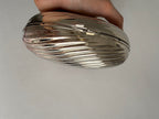 Silver clutch egg 80s