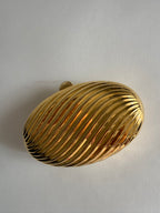 Gold vintage egg clutch tassels
