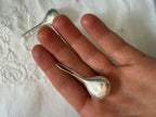 silver 925 drop earrings 90s rare