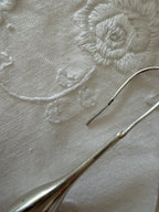 925 silver drop vintage pendant teardrop 90s