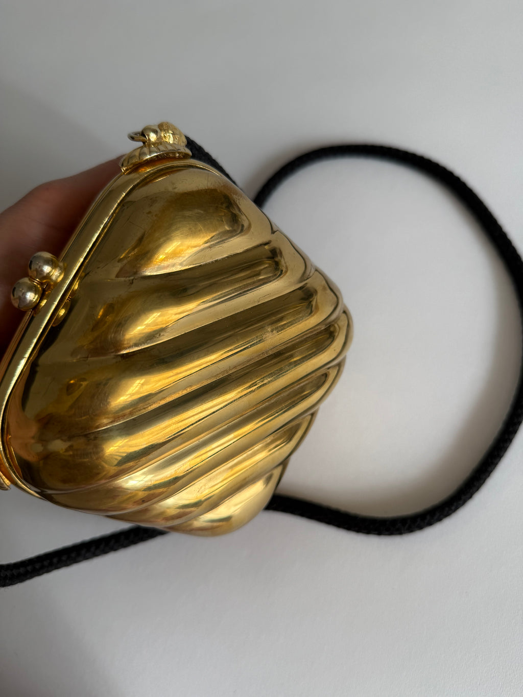 Golden clutch 80s