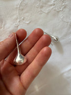 Vintage drop earrings teardrop 925 silver Mexico