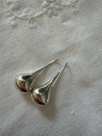 Vintage 925 earrings silver drop