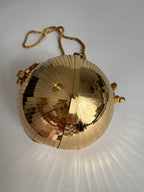 Rodo clutch disc ball shoulder bag