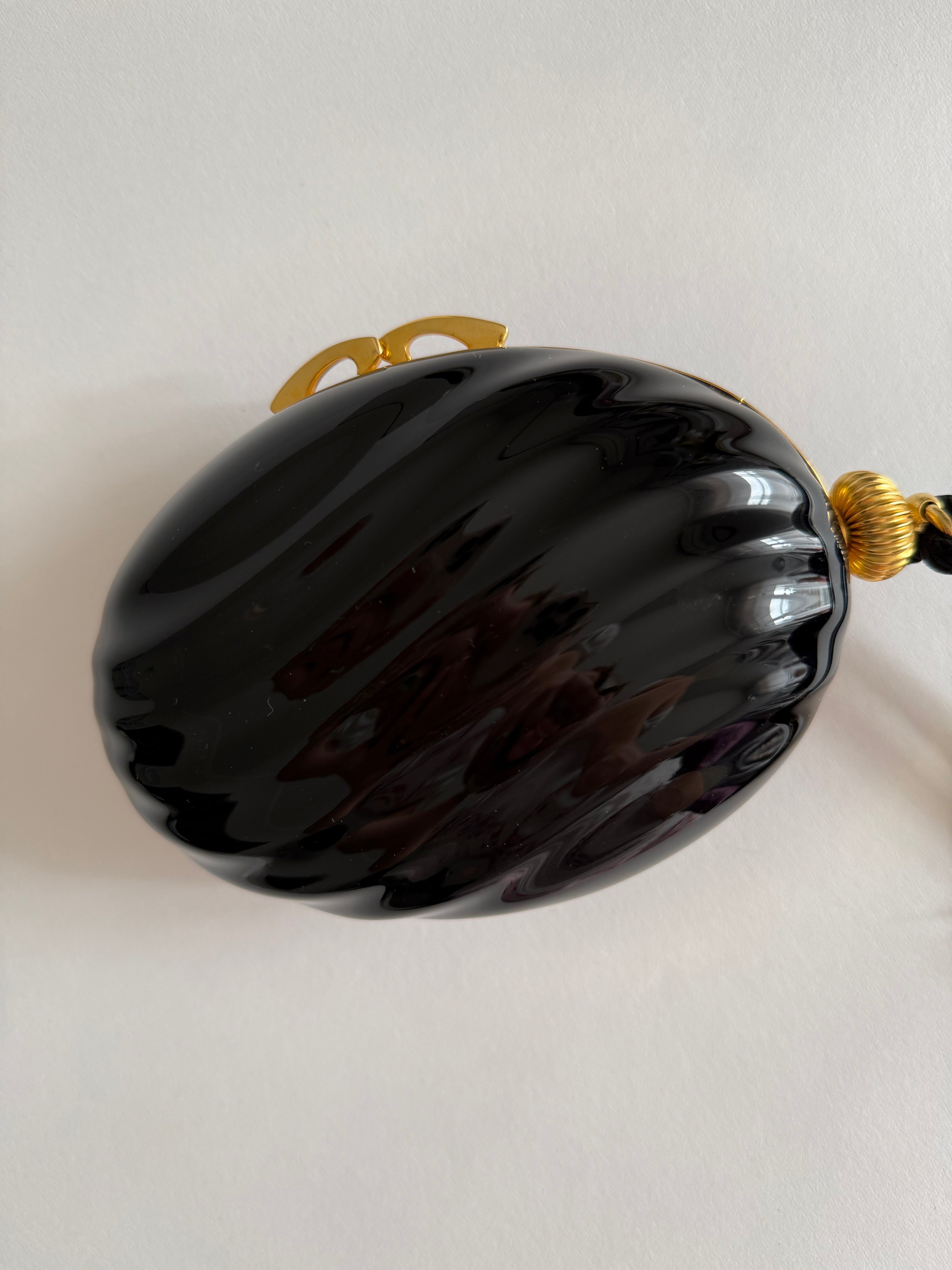 Vintage back clutch tassel