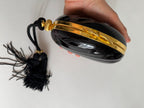 Vintage back clutch tassel