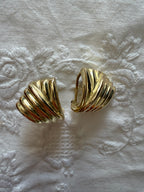 Vintage 925 silver earrings wet in gold