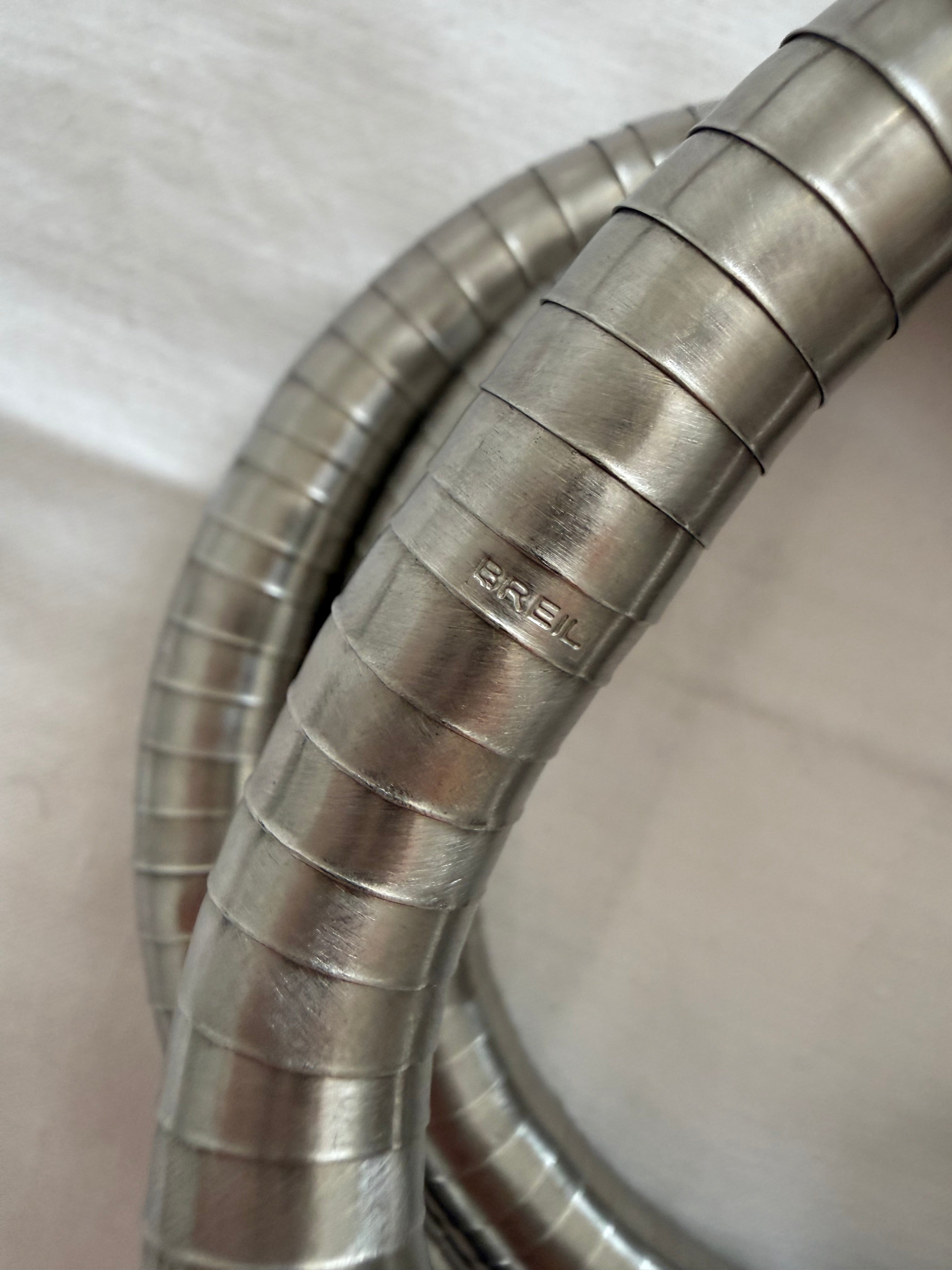 Breil snake silver necklace vintage 2000s
