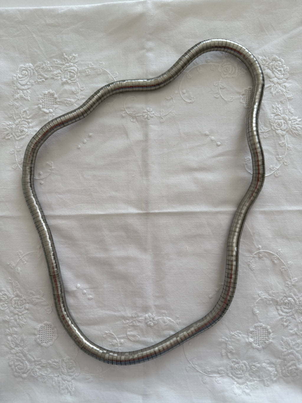 Breil snake silver necklace vintage 2000s